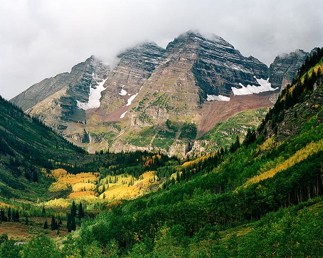 [© Aspen In Color by Stuart Huck is described with Autumn, Fall, Rocky Mountains, Mountains, Mountain, White River National Forest, Rockys, Maroon Bells, Elk Range, Colorado, Aspen, Horizontal, Woods, Trees, Snowy, sky, Mt., Foliage, Evergreen, Clouds, Aspens, Alpine, Air, Yellows, Green, golden, Brown, Neutrals, Color, Fine Art, Stock, Cool, Gold, Maroon Bells-Snowmass Wilderness, Rocky Mountain, Tree, Cloudy, Forest, Pine, Pines hit 19629 rate ]
