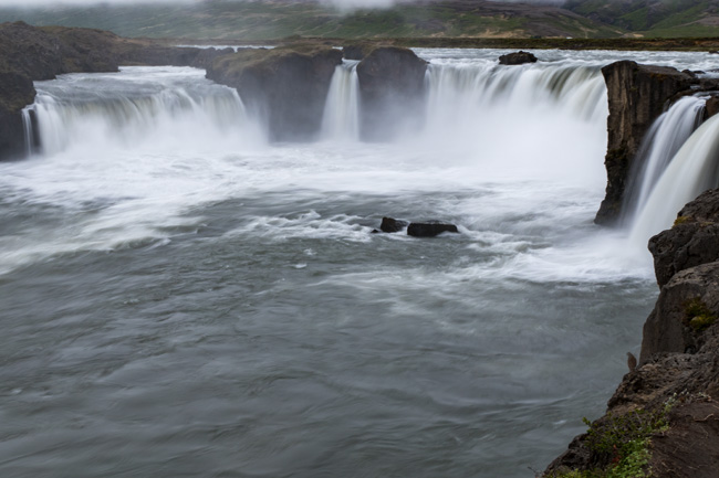 [© Godafoss by Amory B. Lovins is described with Iceland, Color, Spring, Slideshow, Waterfall, Fine Art, Horizontal, White, Black, Gray, Cool, Water hit 17223 rate ]